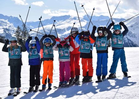 Group lessons Kids Skiles Kinderen Skischool Westendorf